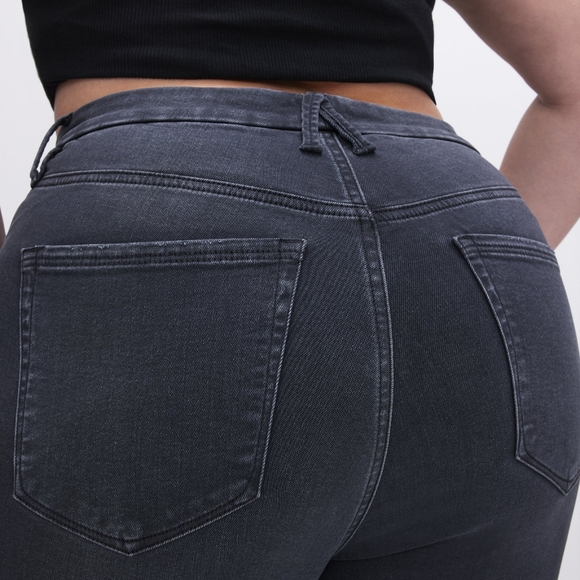 NWT Good American ALWAYS FITS GOOD LEGS SKINNY CROPPED JEANS - Picture 6 of 6